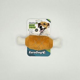 Eurodog 19x6 cm Kahverengi Peluş Etli Kemik Köpek Oyuncağı