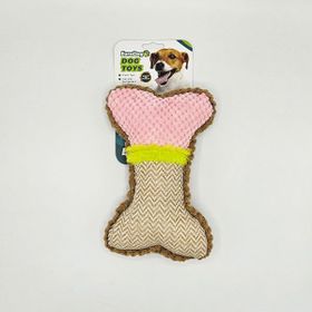 Eurodog 23x15 cm Renkli Peluş Kemik Köpek Oyuncağı