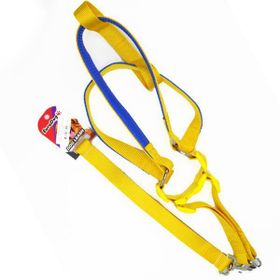 Eurodog 25 mm 120 cm Sarı Köpek Uzatma + Göğüs Tasması