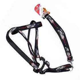 Eurodog 25 mm 120 cm Siyah Köpek Uzatma + Göğüs Tasması