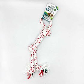 Eurodog 40 cm Kırmızı Beyaz Diş Ipi Dört Düğüm