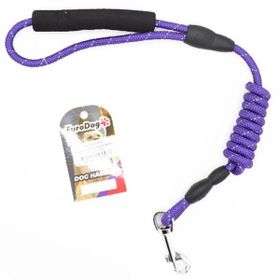Eurodog 8 mm 120 cm Mor Reflektörlü Köpek Uzatma Tasması
