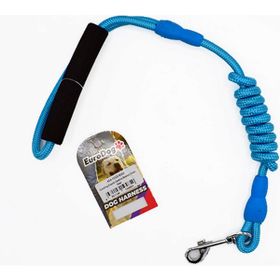 Eurodog 8 mm x 120 cm Reflektörlü Mavi Köpek Uzatma Tasması