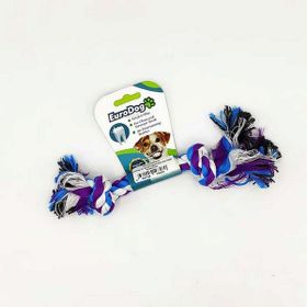 Eurodog İki Düğüm Kalın Mor Mavi 15 cm Diş İpi