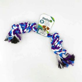 Eurodog İki Düğüm Kalın Mor Mavi 35 cm Diş İpi