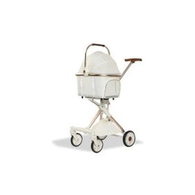 Eurodog Katlanabilir Beyaz 80.5x48.5x112 cm Köpek Arabası