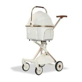 Eurodog Katlanabilir Beyaz 80.5x48.5x112 cm Köpek Arabası