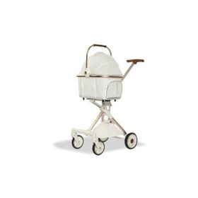Eurodog Katlanabilir Beyaz 80.5x48.5x112 cm Köpek Arabası