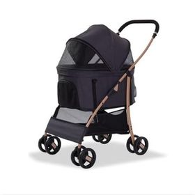 Eurodog Katlanabilir Siyah 64x50x98 cm Köpek Arabası