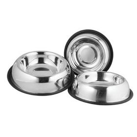 Eurodog Küçük Irk Köpekler İçin Paslanmaz Çelik 15,5 cm 470 ml Mama ve Su Kabı