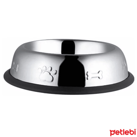 Eurodog Oval Paslanmaz Çelik 230 ml 12 cm Küçük Irk Köpekler İçin Mama ve Su Kabı