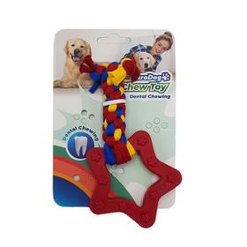 Eurodog Pls 14.5 cm Sarı Kırmızı Mavi Yıldız Diş Kaşıma