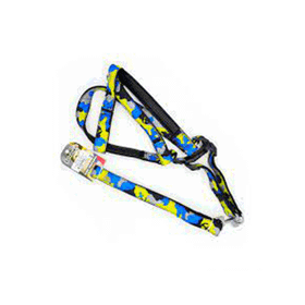 Eurodog Sarı Kamuflaj 25 mm 120 cm Köpek Uzatma +Göğüs Tasması