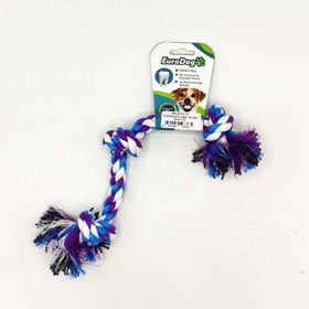 Eurodog Üç Düğüm Mor Mavi Beyaz 40 cm Diş İpi