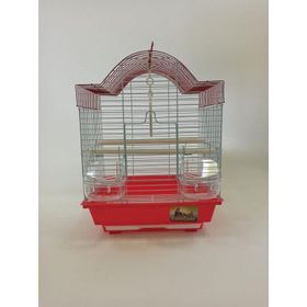 Eurogold 1103A 30x23x39 cm Kırmızı Kanarya Muhabbet Kuş Kafesi