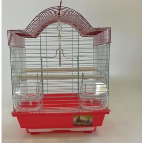 Eurogold 1103A 30x23x39 cm Kırmızı Kanarya Muhabbet Kuş Kafesi