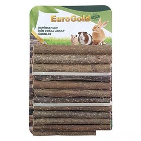 Eurogold 12x30 cm Doğal Ahşap Kemirgen Tüneli