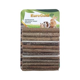 Eurogold 12x30 cm Doğal Ahşap Kemirgen Tüneli