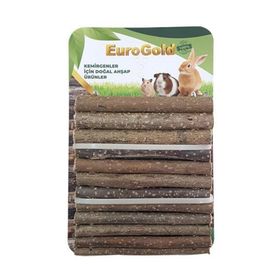 Eurogold 12x30 cm Doğal Ahşap Kemirgen Tüneli