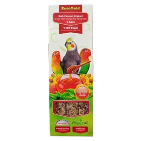 Eurogold 3'lü 95 gr Ballı Paraket Krakeri