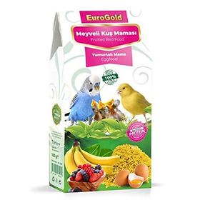 Eurogold 4513047 Yumurtalı ve Meyveli 100 gr Kuş Maması Kuş Yemi