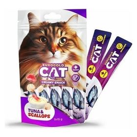 Eurogold 5x15 gr Deniz Tarağı Cat Sıvı Kedi Ödülü