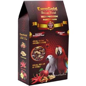 Eurogold 650 gr Deluxe Meyveli ve Kuruyemişli Papağan Yemi