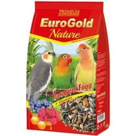 Eurogold 750 gr Nature Bal ve Meyveli Paraket Yemi