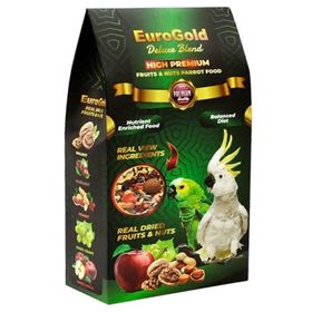 Eurogold Deluxe Blend 650 gr Meyveli Ve Kuruyemişli Papağan Yemi