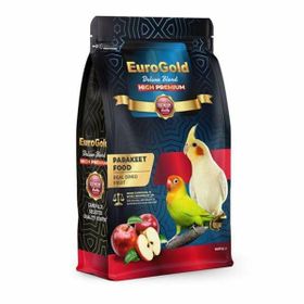 Eurogold Deluxe Blend Premium 1000 gr Gerçek Elmalı Paraket Yemi