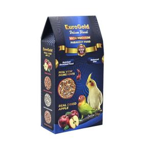 Eurogold Deluxe Blend Premium 1000 gr Gerçek Elmalı Paraket Yemi