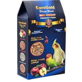 Eurogold Deluxe Blend Premium 1000 gr Gerçek Elmalı Paraket Yemi
