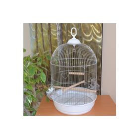 Eurogold Krom 34x55 cm Salon Kafesi Yuvarlak Kafes