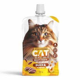 Eurogold Ördek ve Balkabağı Ezme 100 gr Kedi Ödülü