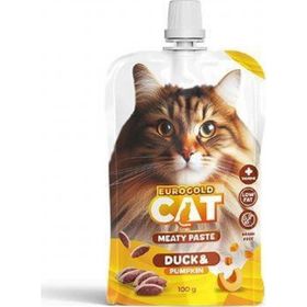 Eurogold Ördek ve Balkabağı Ezme 100 gr Kedi Ödülü