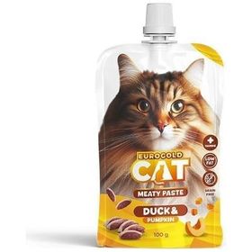 Eurogold Ördek ve Balkabağı Ezme 100 gr Kedi Ödülü