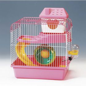 Eurogold Pembe Beyaz 23x17x25 cm Hamster Kafesi