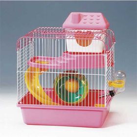 Eurogold Pembe Beyaz 23x17x25 cm Hamster Kafesi
