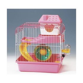 Eurogold Pembe Beyaz 23x17x25 cm Hamster Kafesi