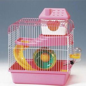 Eurogold Pembe Beyaz 23x17x25 cm Hamster Kafesi