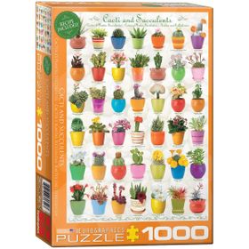 Eurographics Eg60000654 1000 Parça Cactus Succulents Pieces Puzzle
