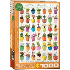 Eurographics Eg60000654 1000 Parça Cactus Succulents Pieces Puzzle