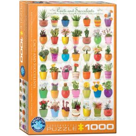 Eurographics Eg60000654 1000 Parça Cactus Succulents Pieces Puzzle