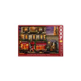 Eurographics The Red Hat Restaurant Paris-David Maclean 1000 Parça Puzzle