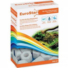 Eurostar 500 ml Bıo Glass Rıng Hexagon Altıgen Filtre Halkaları