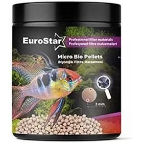 Eurostar Micro Bio Pelets Akvaryum İçin Biyolojik 1 L Filtre Temizleme Malzemesi