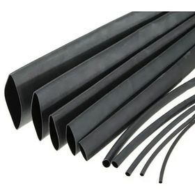 Eurowest E-024 19.1 mm Isı İle Daralan Siyah Makaron
