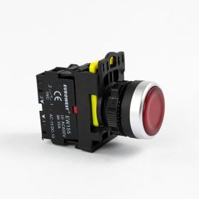 Eurowest EW-55-01L-24 Kırmızı 1 Nc Yaylı Led Işıklı Stop Butonu