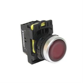 Eurowest EW-55-01L-24 Kırmızı 1 Nc Yaylı Led Işıklı Stop Butonu