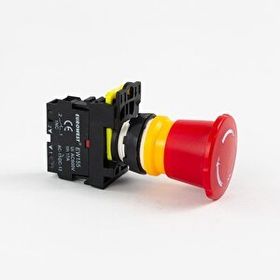 Eurowest EW-55-01ZFD 220 V Led Işıklı Acil Stop Butonu